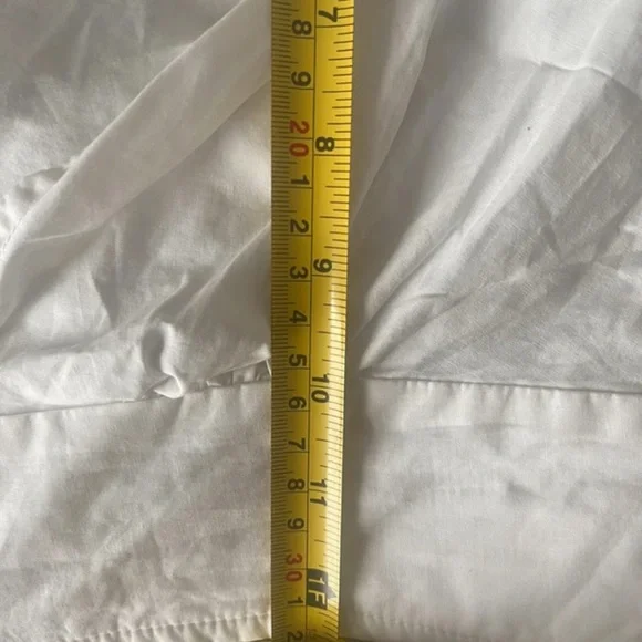 WHITE PrettyLittleThing crop top shirt , M / 10 - Picture 9 of 13